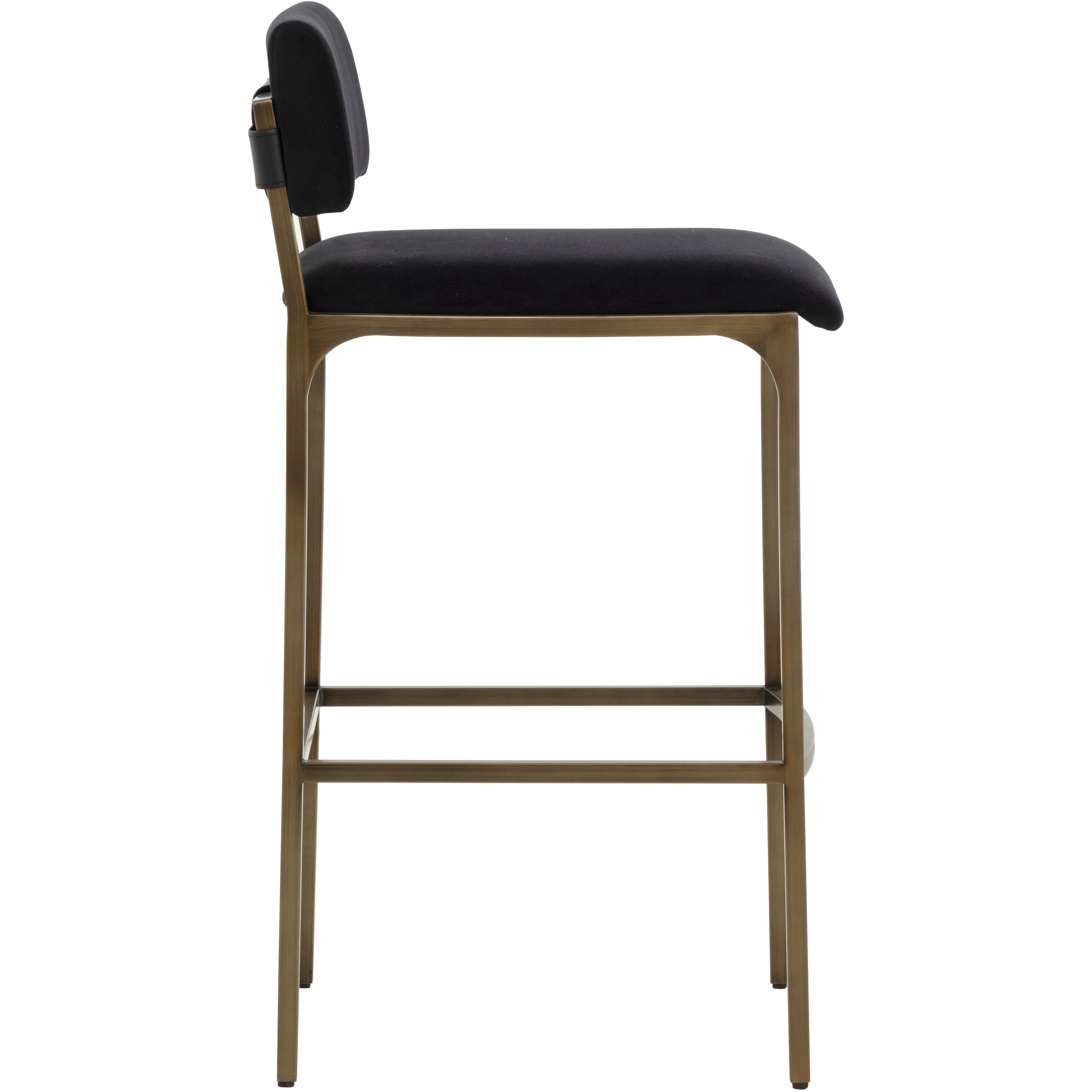 Mori 38.5 inch Abbington Black Barstool